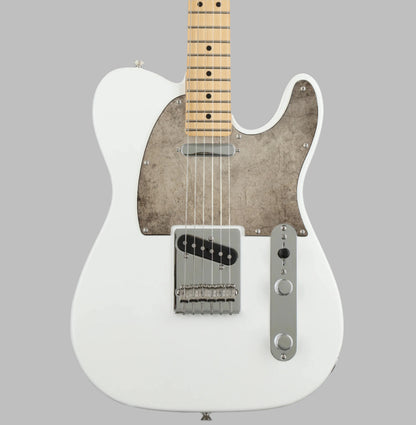 Egyedi gitárkoptató Telecasterhez, kopott betonhatású dizájnnal