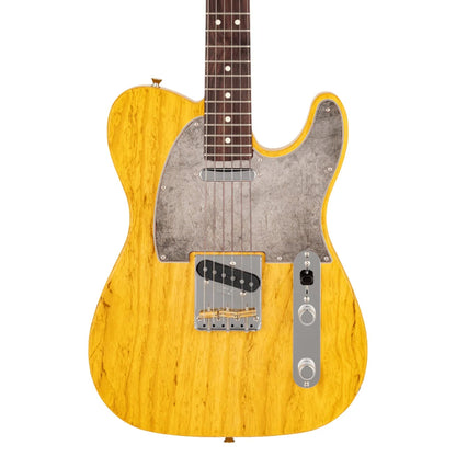 Egyedi gitárkoptató Telecasterhez, kopott betonhatású dizájnnal