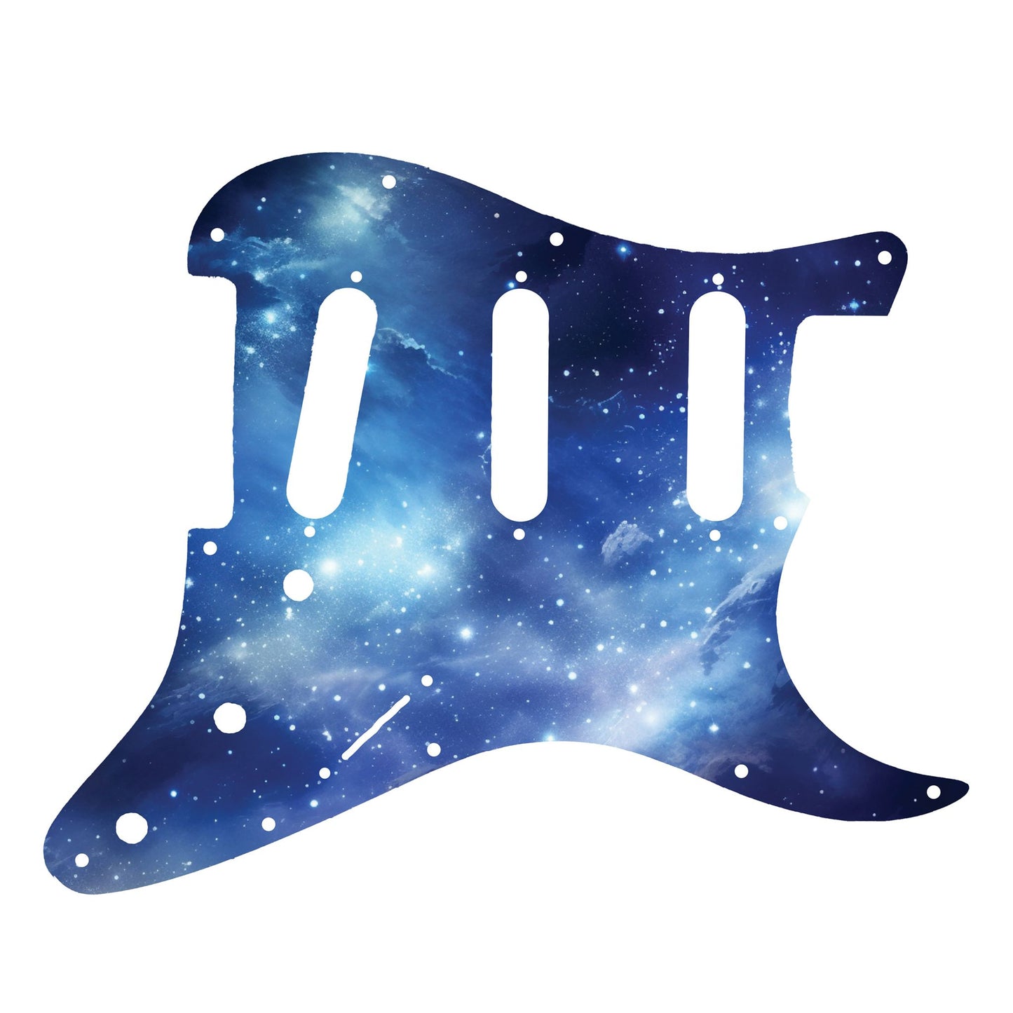 Fender Stratocaster Gitárkoptató - Egyedi Stratocaster pickguard - Starry Galaxy