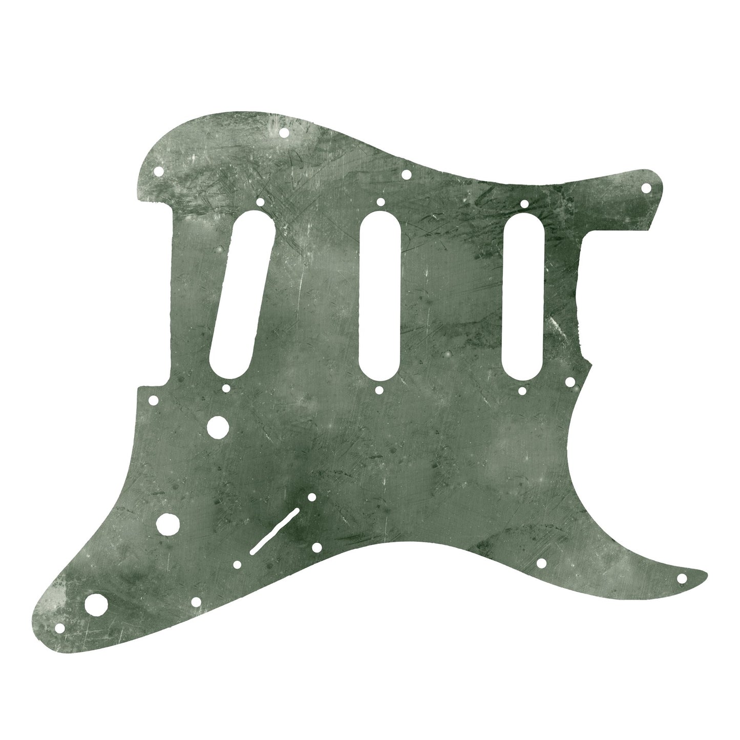 Fender Stratocaster Gitárkoptató - Egyedi Stratocaster pickguard - Winter Sage Texture