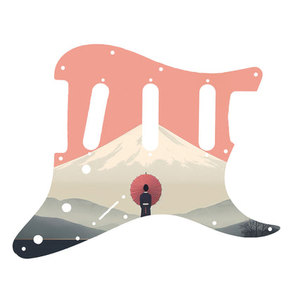 Fender Stratocaster Gitárkoptató - Egyedi Stratocaster pickguard - Japanese Art Hokusai