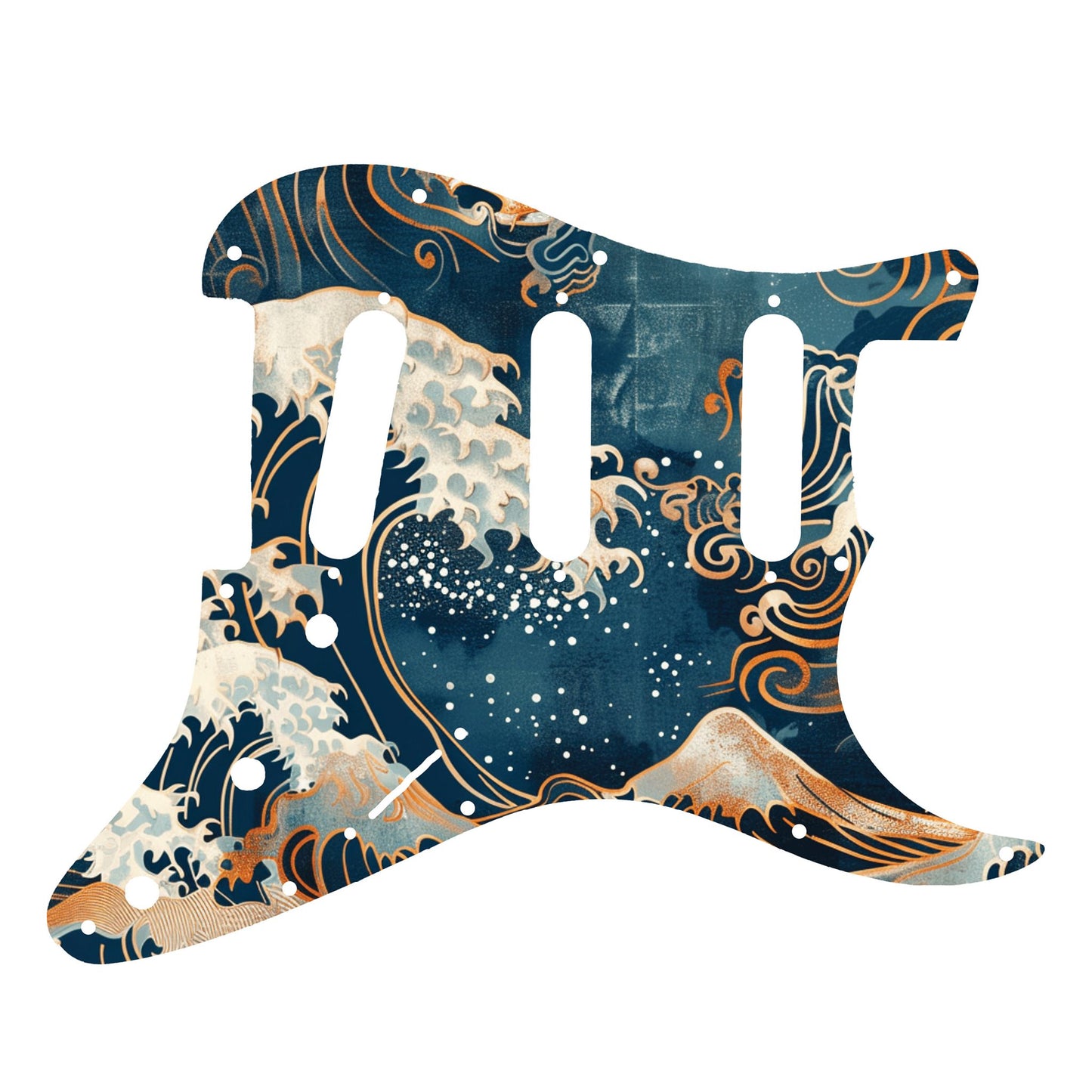 Fender Stratocaster Gitárkoptató - Egyedi Stratocaster pickguard - Japanese Waves