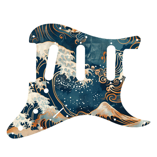 Fender Stratocaster Gitárkoptató - Egyedi Stratocaster pickguard - Japanese Waves