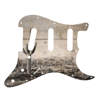 Fender Stratocaster Gitárkoptató - Egyedi Stratocaster pickguard - Textures of Texas