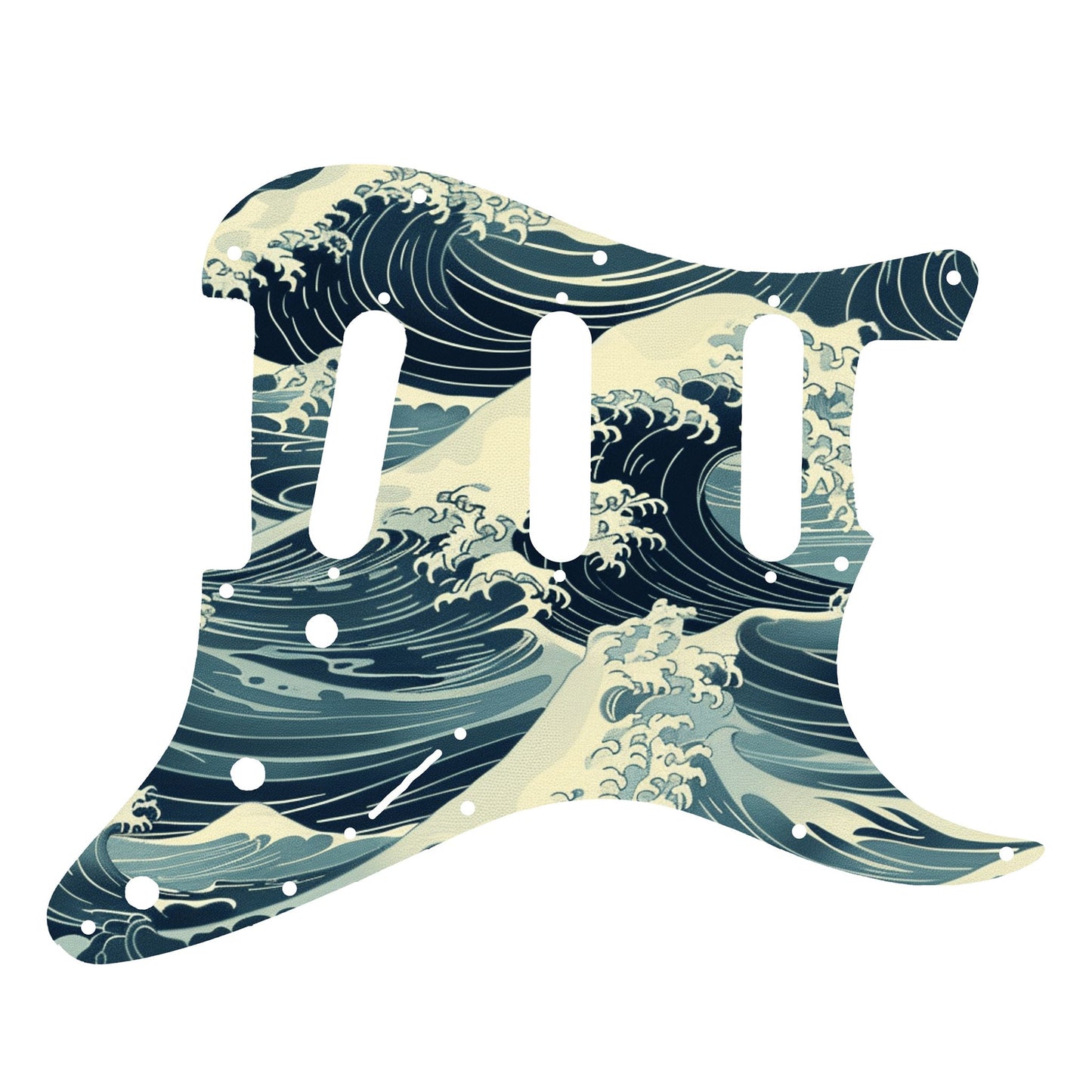 Fender Stratocaster Gitárkoptató - Egyedi Stratocaster pickguard - Japanese Waves