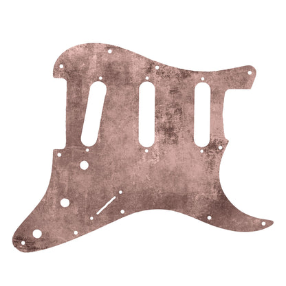 Fender Stratocaster Gitárkoptató - Egyedi Stratocaster pickguard - Muted Tone Textures