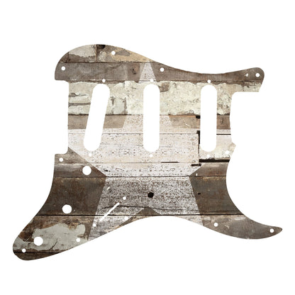 Fender Stratocaster Gitárkoptató - Egyedi Stratocaster pickguard - Textures of Texas