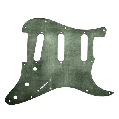 Fender Stratocaster Gitárkoptató - Egyedi Stratocaster pickguard - Jungle Mist