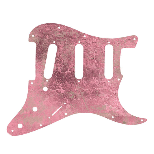Fender Stratocaster Gitárkoptató - Egyedi Stratocaster pickguard - Strawberry Almonds
