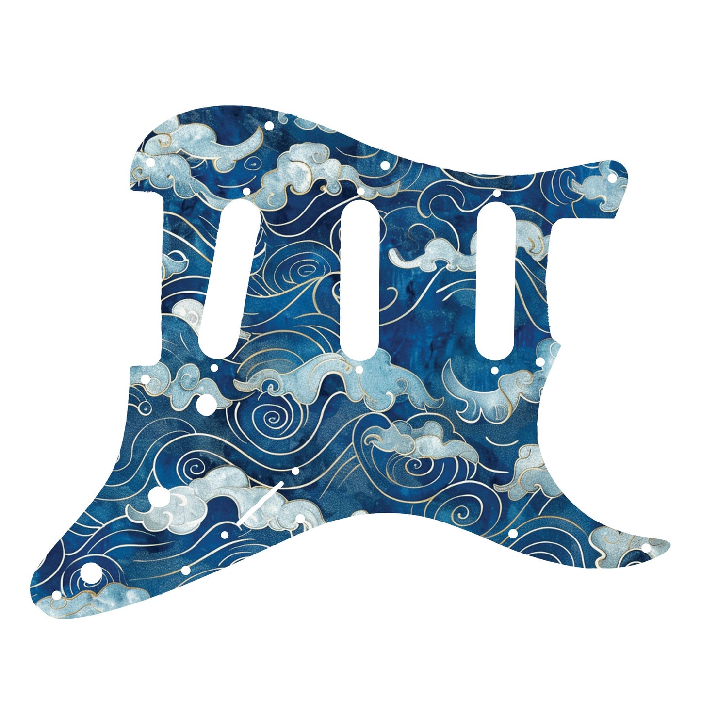 Fender Stratocaster Gitárkoptató - Egyedi Stratocaster pickguard - Japanese Waves