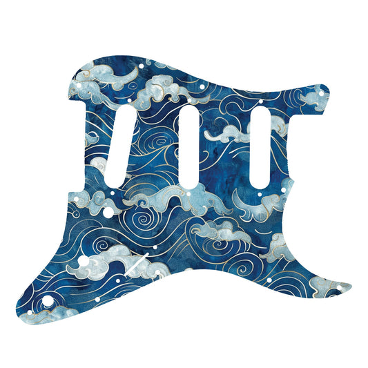 Fender Stratocaster Gitárkoptató - Egyedi Stratocaster pickguard - Japanese Waves