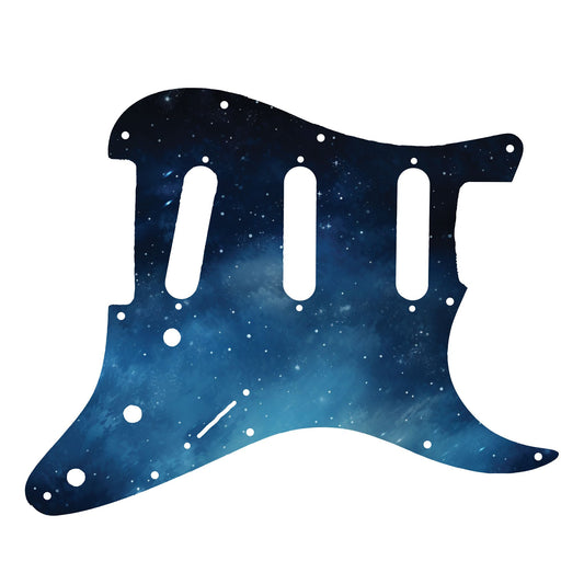 Fender Stratocaster Gitárkoptató - Egyedi Stratocaster pickguard - Starry Galaxy