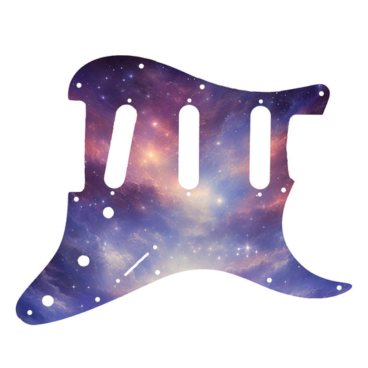 Fender Stratocaster Gitárkoptató - Egyedi Stratocaster pickguard - Starry Galaxy