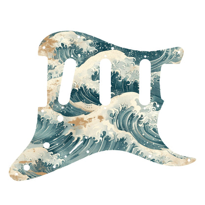 Fender Stratocaster Gitárkoptató - Egyedi Stratocaster pickguard - Japanese Waves