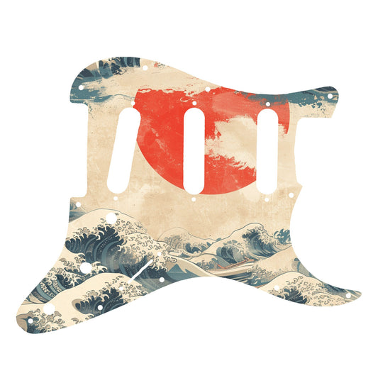 Fender Stratocaster Gitárkoptató - Egyedi Stratocaster pickguard - Japanese Waves
