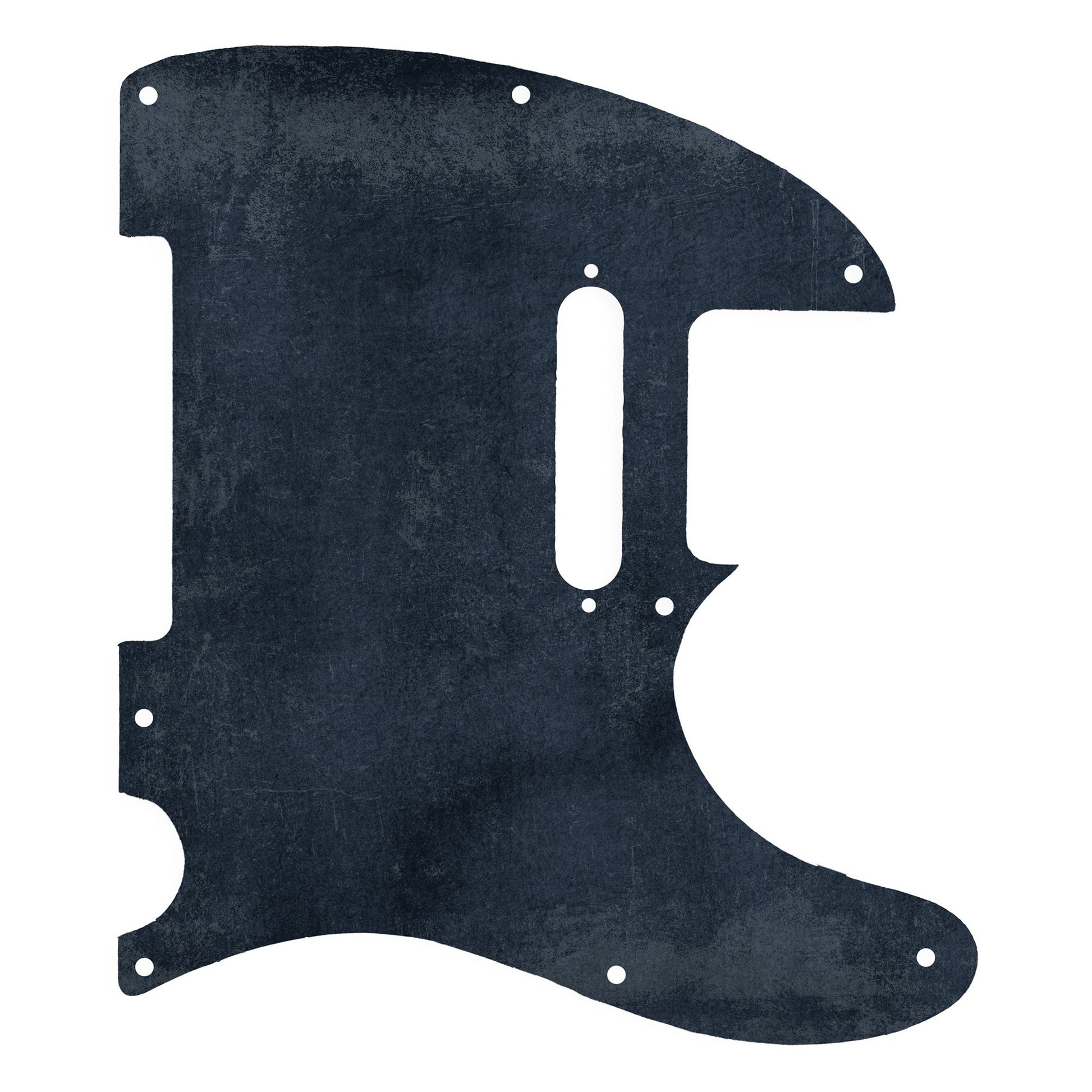 Egyedi Telecaster koptató sötét, kopott hatású textúrával, amely modern és karakteres megjelenést biztosít