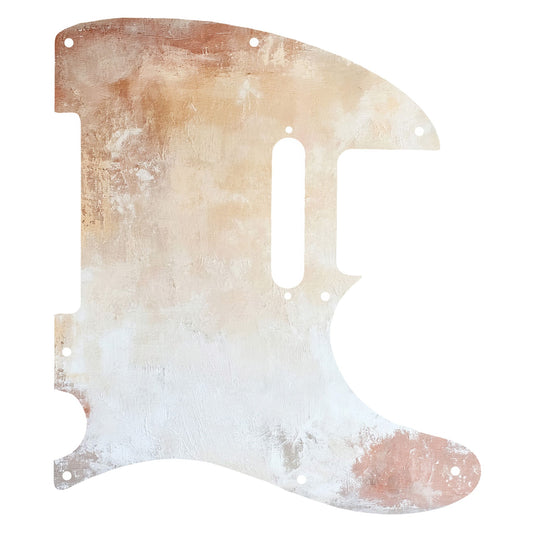 Fender Telecaster Gitárkoptató - Egyedi Telecaster pickguard - Pale Auburn