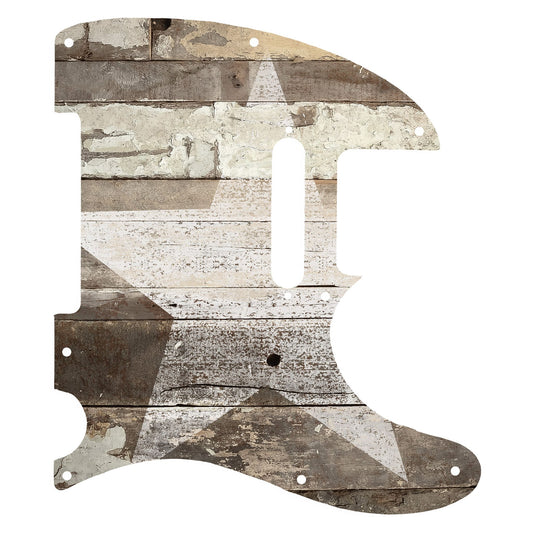 Fender Telecaster Gitár koptató - Egyedi Telecaster pickguard - Textures of Texas