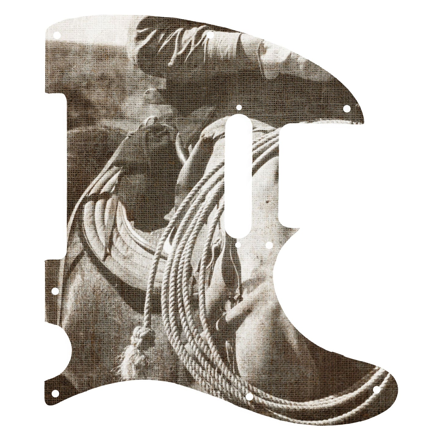 Fender Telecaster Gitár koptató - Egyedi Telecaster pickguard - Textures of Texas