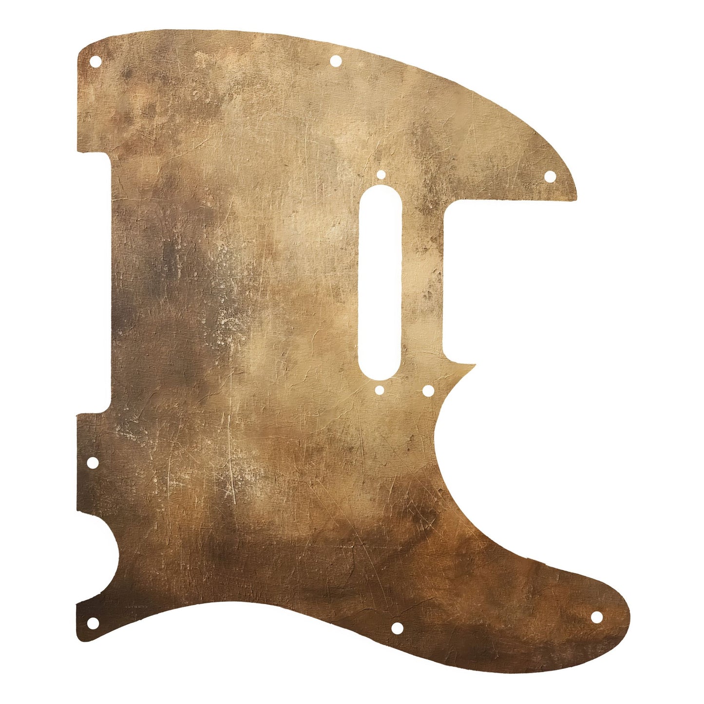 Egyedi Telecaster gitár koptató antik arany textúrával, amely elegáns és klasszikus megjelenést biztosít