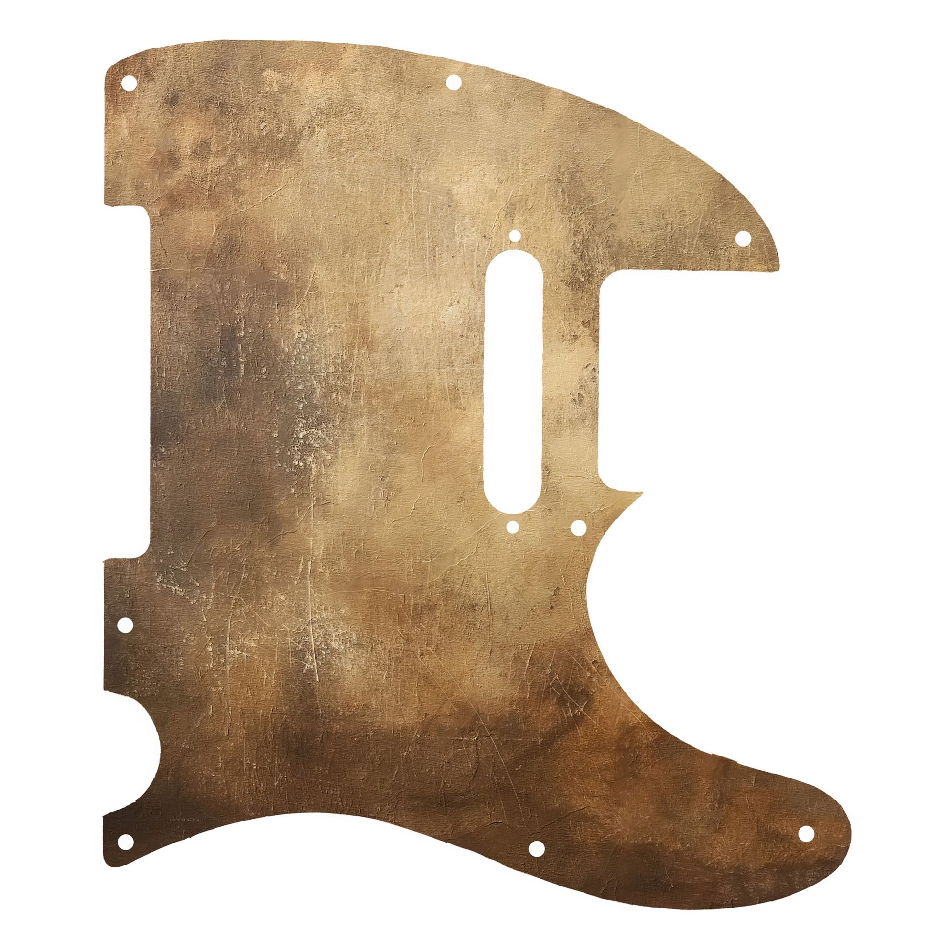 Egyedi Telecaster gitár koptató antik arany textúrával, amely elegáns és klasszikus megjelenést biztosít