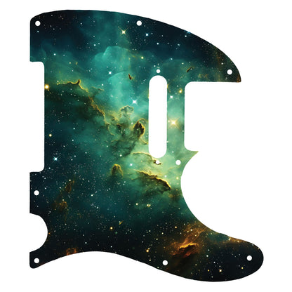 Fender Telecaster Gitár koptató - Egyedi Telecaster pickguard - Wondrous Galaxy Space