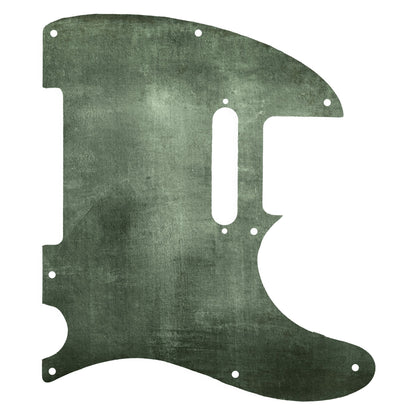 Fender Telecaster Gitárkoptató - Egyedi Telecaster pickguard - Jungle Mist