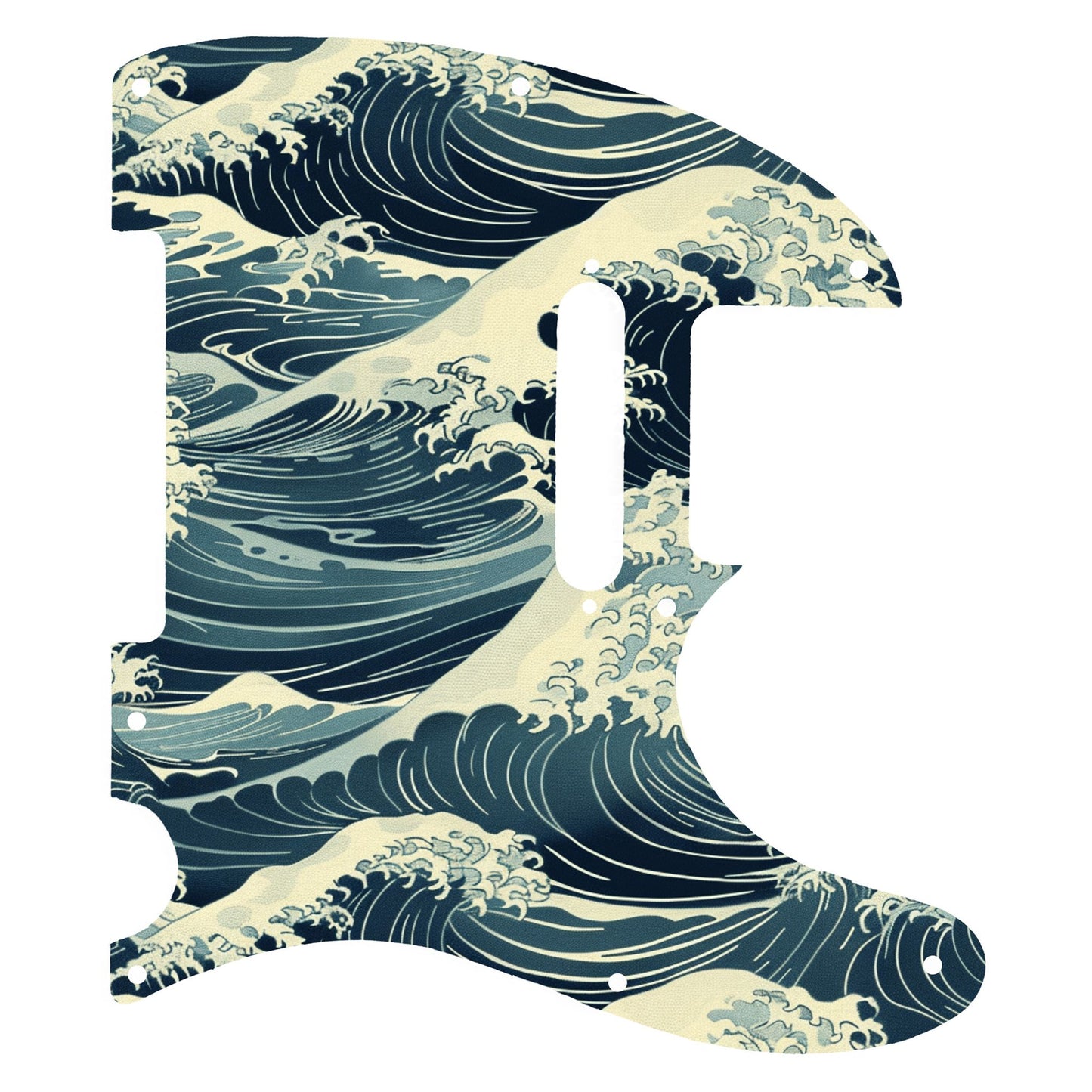 Fender Telecaster Gitárkoptató - Egyedi Telecaster pickguard - Japanese Waves