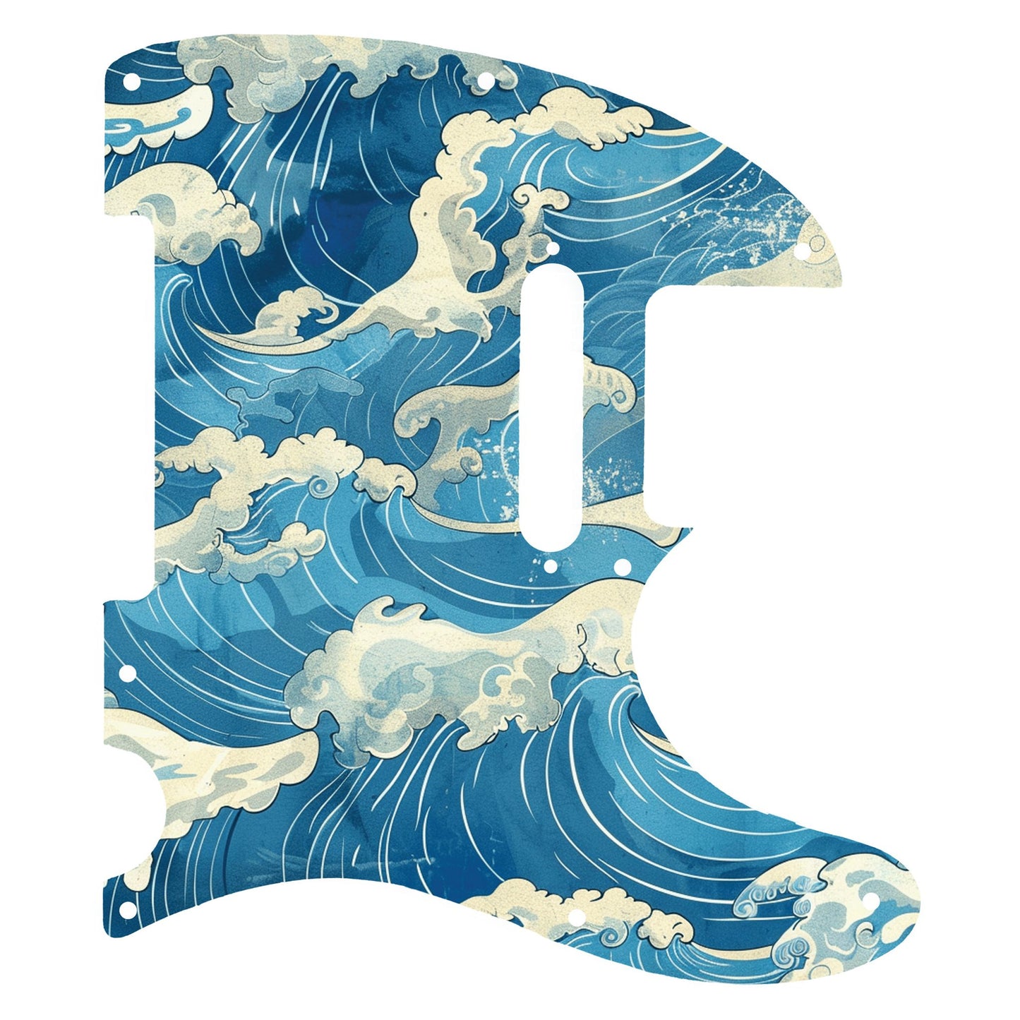 Fender Telecaster Gitárkoptató - Egyedi Telecaster pickguard - Japanese Waves