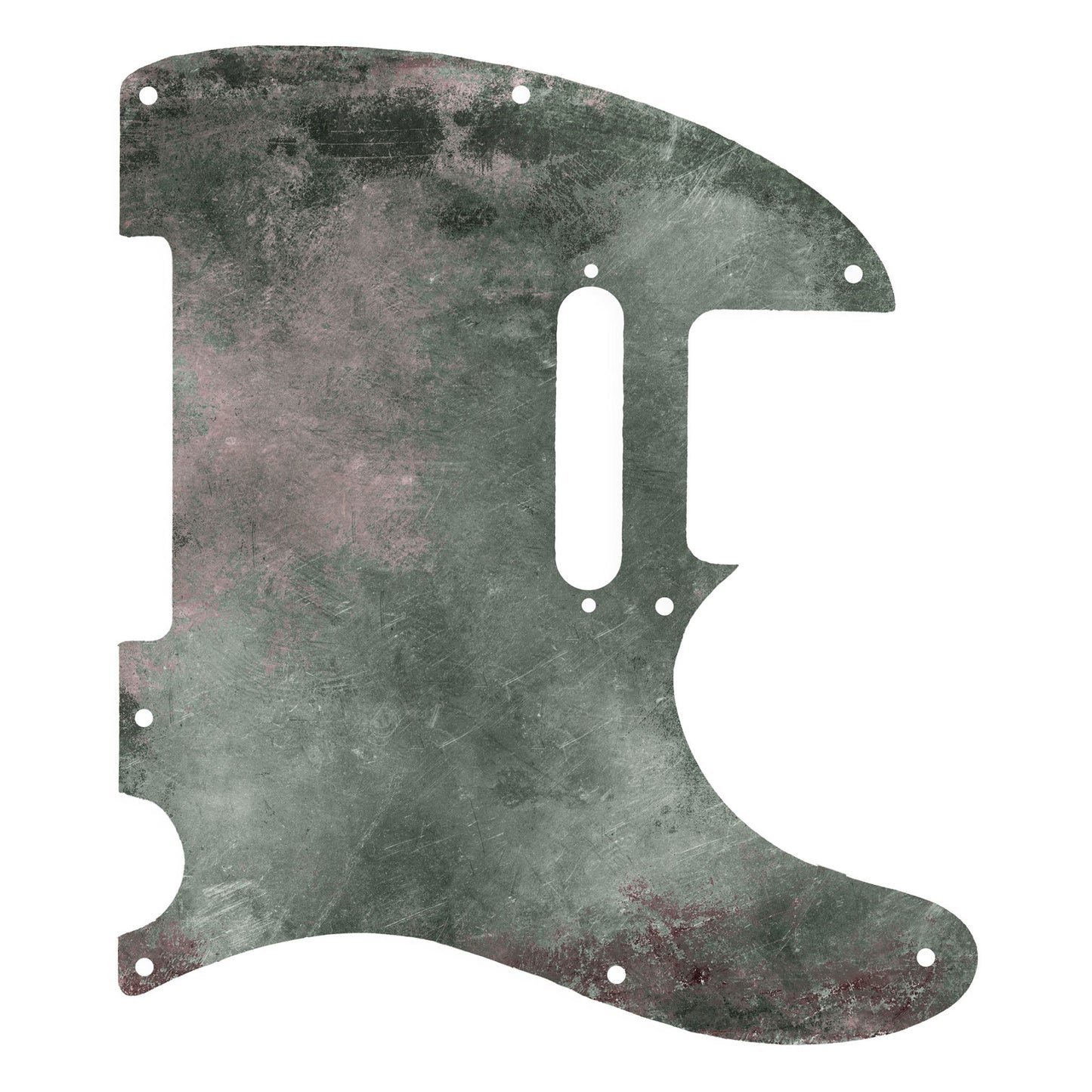 Egyedi Fender Telecaster gitár koptató matt zöld árnyalattal, enyhén patinás felülettel és vintage hatású kopásokkal