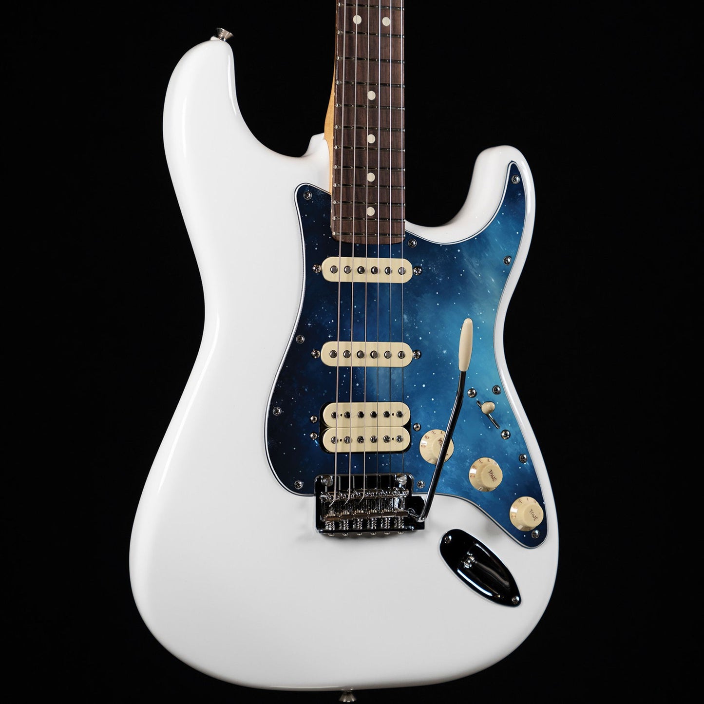 Fender Stratocaster Gitárkoptató - Egyedi Stratocaster pickguard - Starry Galaxy