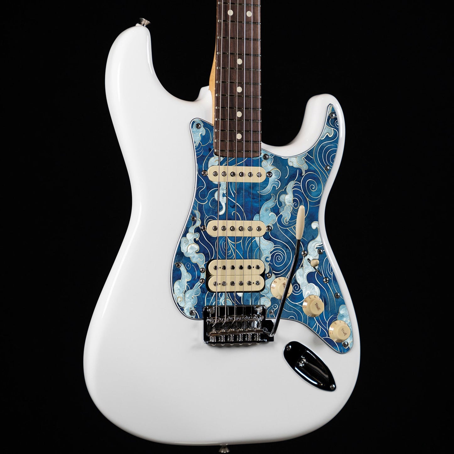 Fender Stratocaster Gitárkoptató - Egyedi Stratocaster pickguard - Japanese Waves