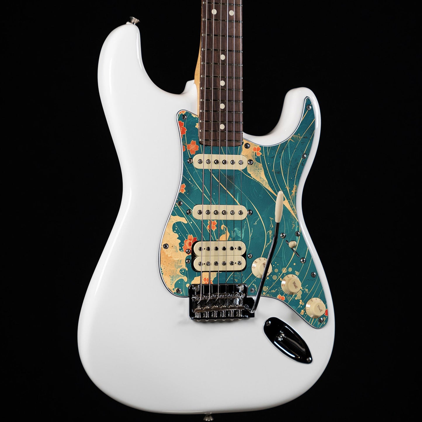 Fender Stratocaster Gitárkoptató - Egyedi Stratocaster pickguard - Japanese Waves