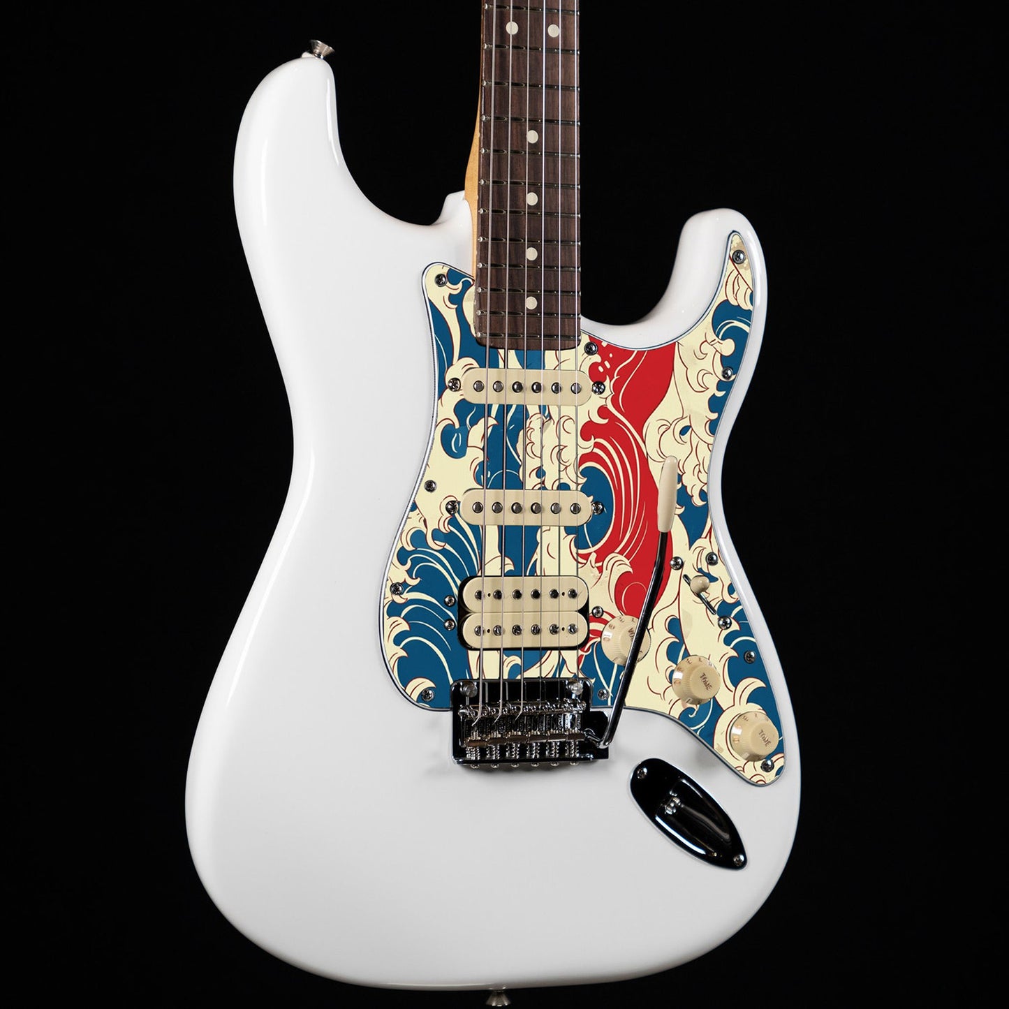 Fender Stratocaster Gitárkoptató - Egyedi Stratocaster pickguard - Japanese Waves