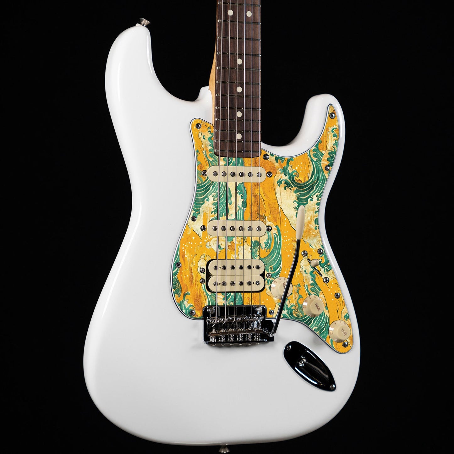 Fender Stratocaster Gitárkoptató - Egyedi Stratocaster pickguard - Japanese Waves