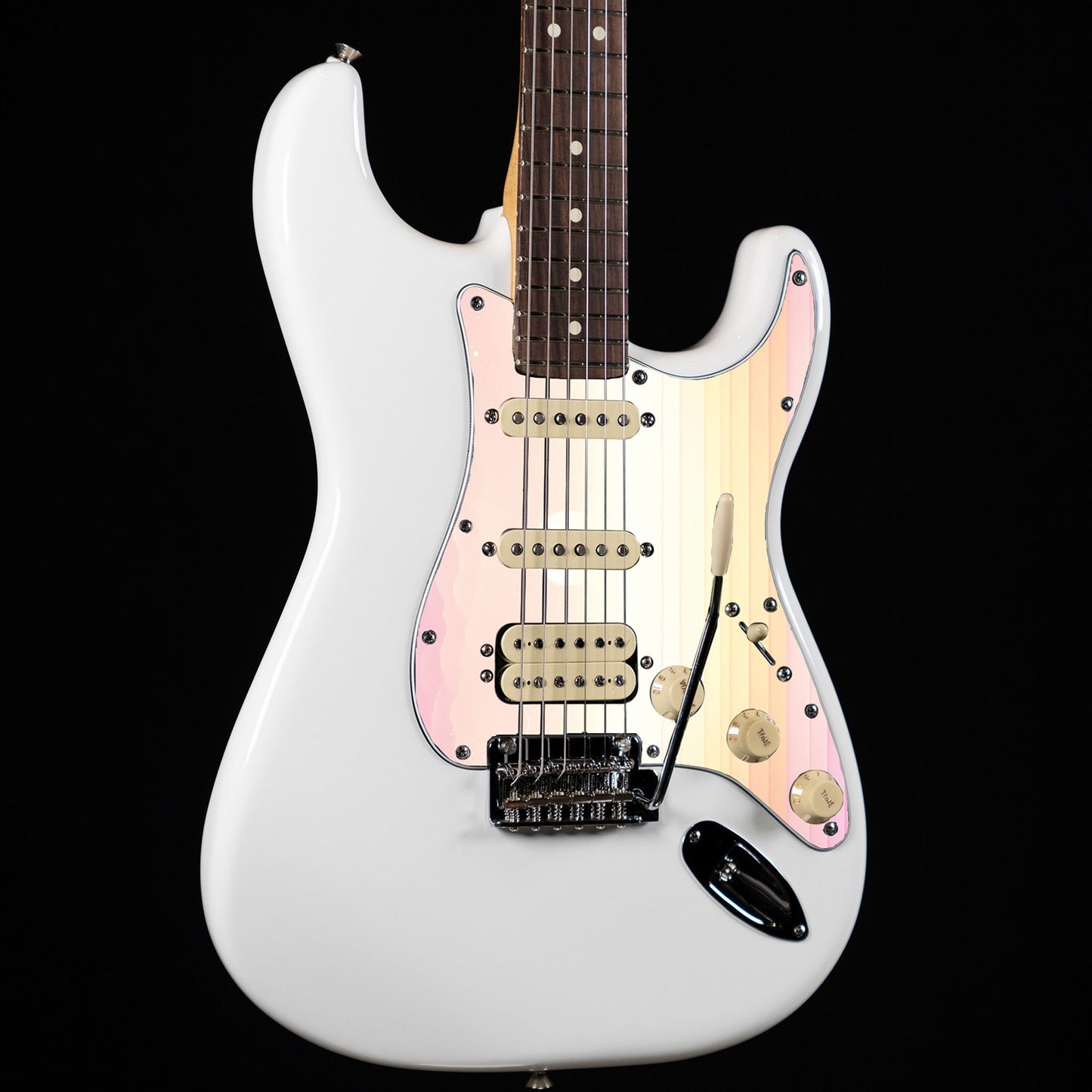 Fender Stratocaster Gitárkoptató - Egyedi Stratocaster pickguard - Pastel Sunset