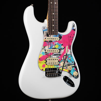 Fender Stratocaster Gitárkoptató - Egyedi Stratocaster pickguard - Graffiti Backdrop