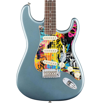 Fender Stratocaster Gitárkoptató - Egyedi Stratocaster pickguard - Graffiti Backdrop
