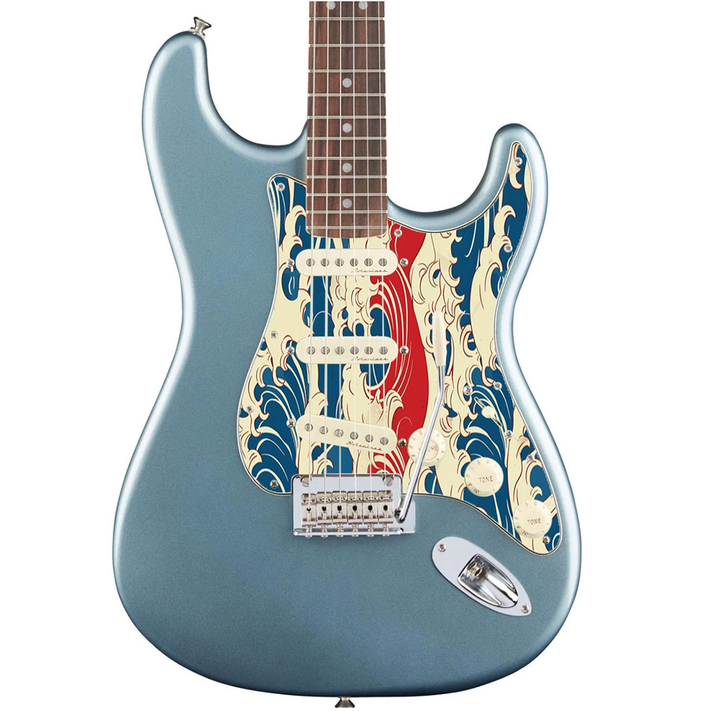 Fender Stratocaster Gitárkoptató - Egyedi Stratocaster pickguard - Japanese Waves