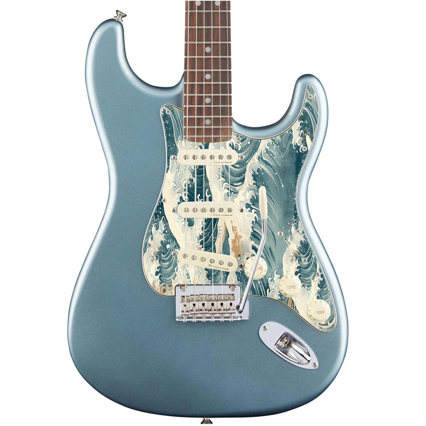 Fender Stratocaster Gitárkoptató - Egyedi Stratocaster pickguard - Japanese Waves