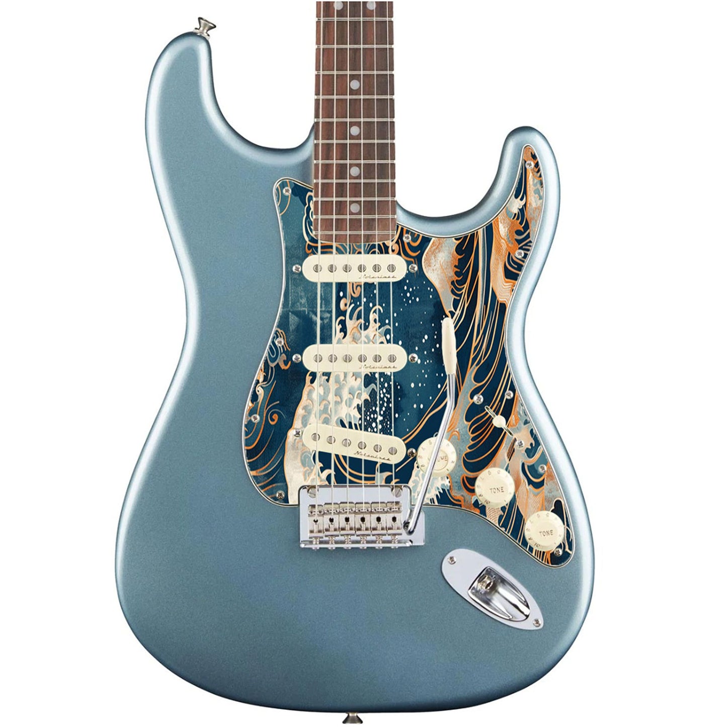 Fender Stratocaster Gitárkoptató - Egyedi Stratocaster pickguard - Japanese Waves