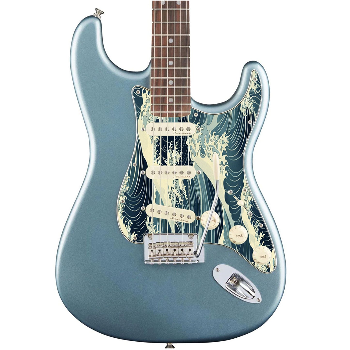 Fender Stratocaster Gitárkoptató - Egyedi Stratocaster pickguard - Japanese Waves