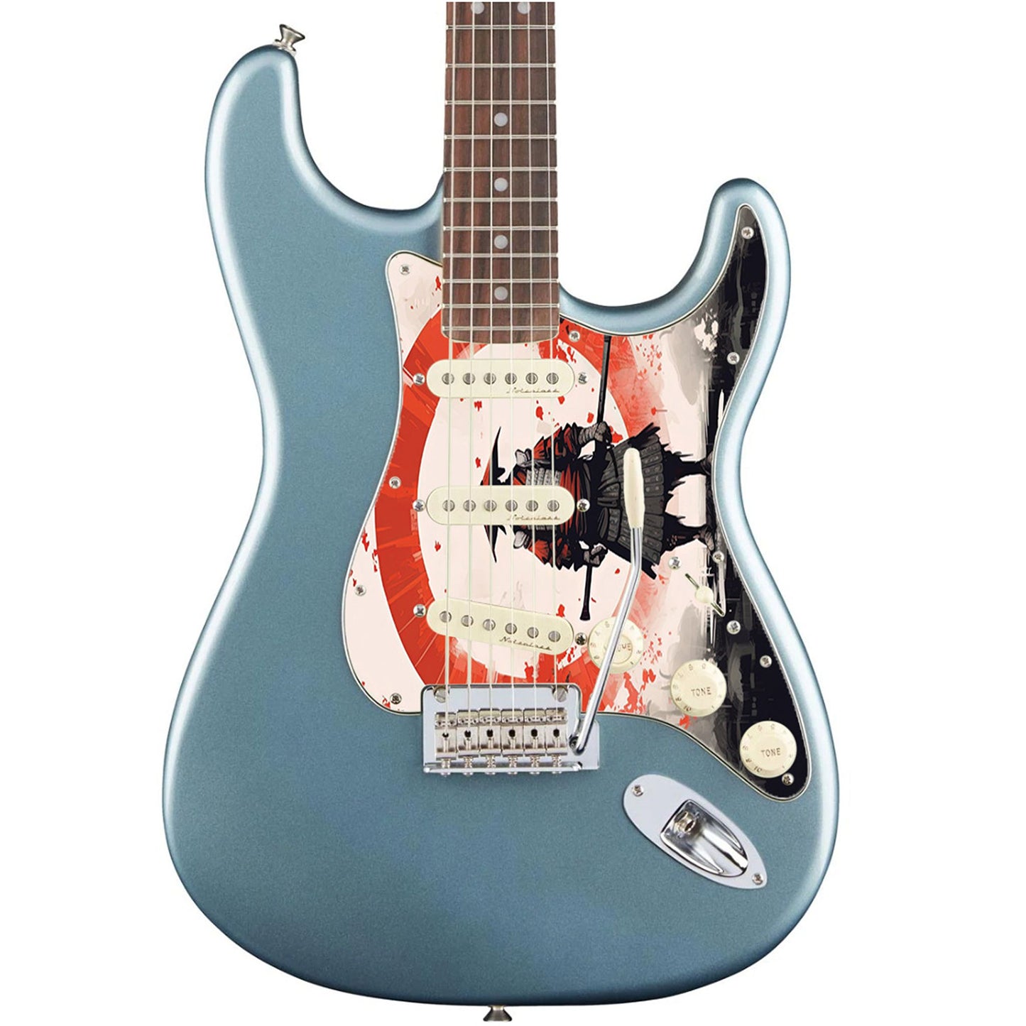 Fender Stratocaster Gitárkoptató - Egyedi Stratocaster pickguard - Japanese Art Hokusai
