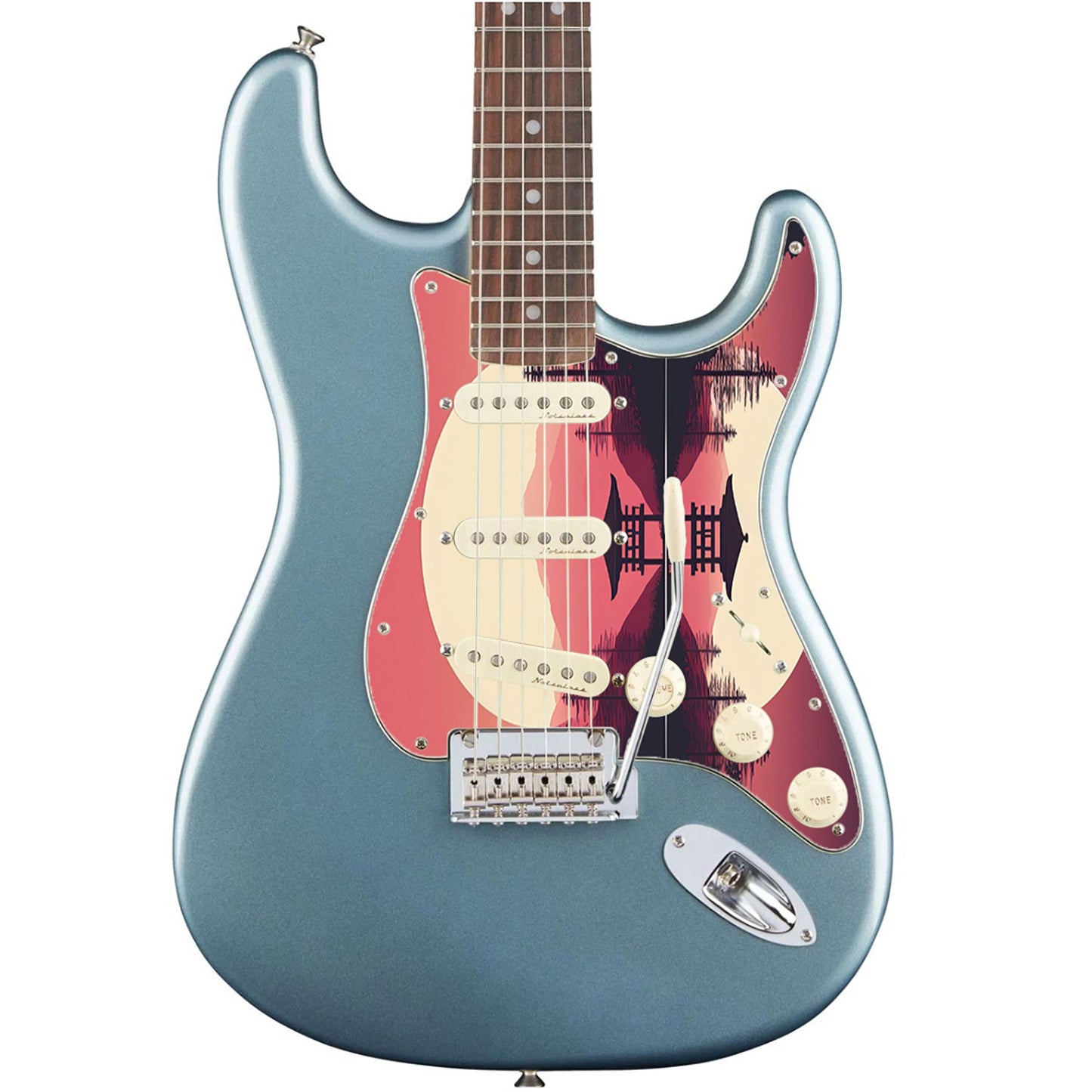 Fender Stratocaster Gitárkoptató - Egyedi Stratocaster pickguard - Japanese Art Hokusai