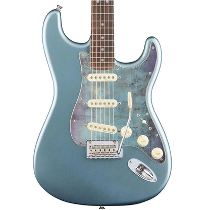 Fender Stratocaster Gitárkoptató - Egyedi Stratocaster pickguard - Rustic Peacock Textures