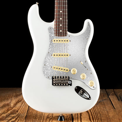 Fender Stratocaster Gitárkoptató - Egyedi Stratocaster pickguard - Silver Foil and Glitter