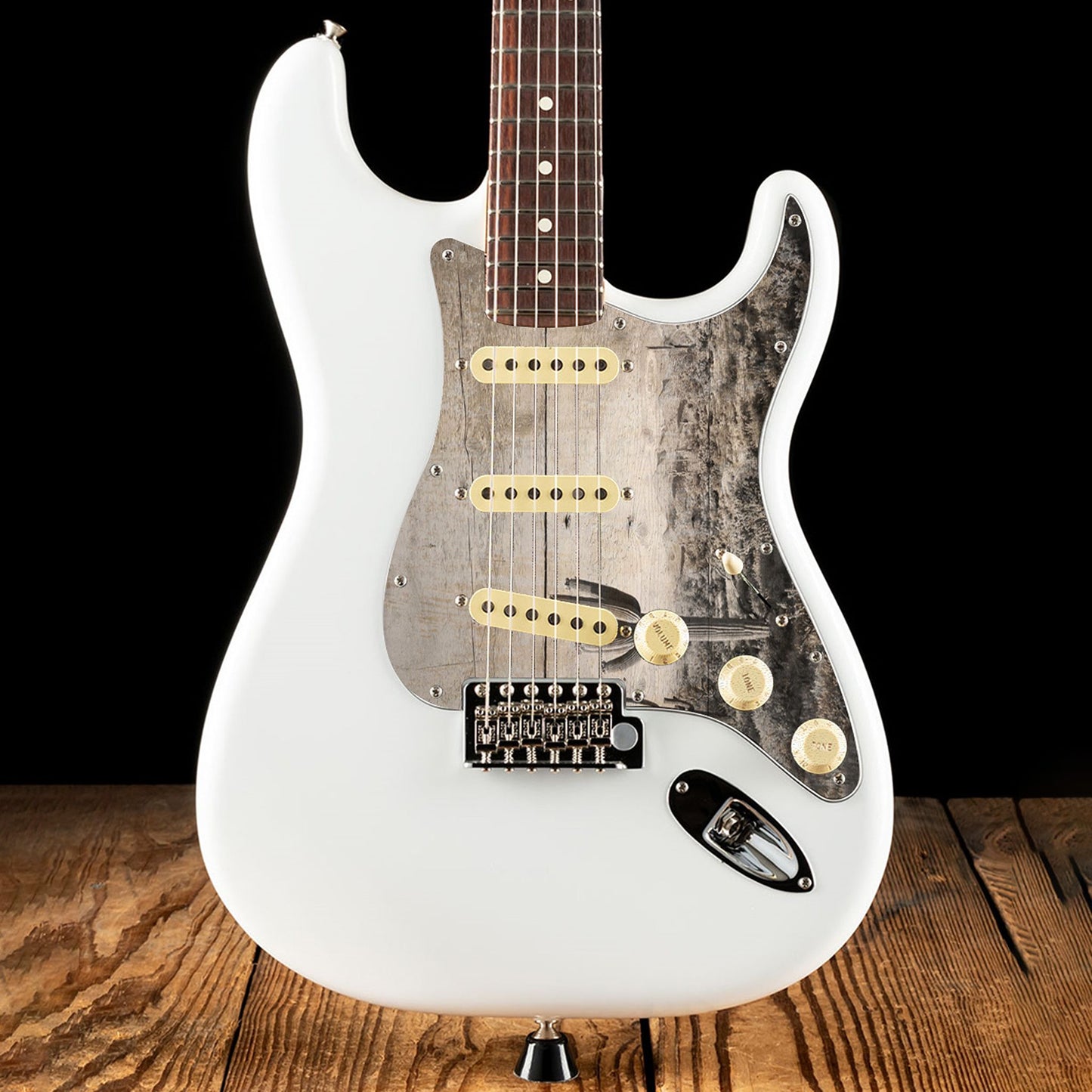Fender Stratocaster Gitárkoptató - Egyedi Stratocaster pickguard - Textures of Texas