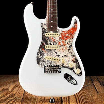 Fender Stratocaster Gitár koptató - Egyedi Stratocaster pickguard - Pollock Inspired
