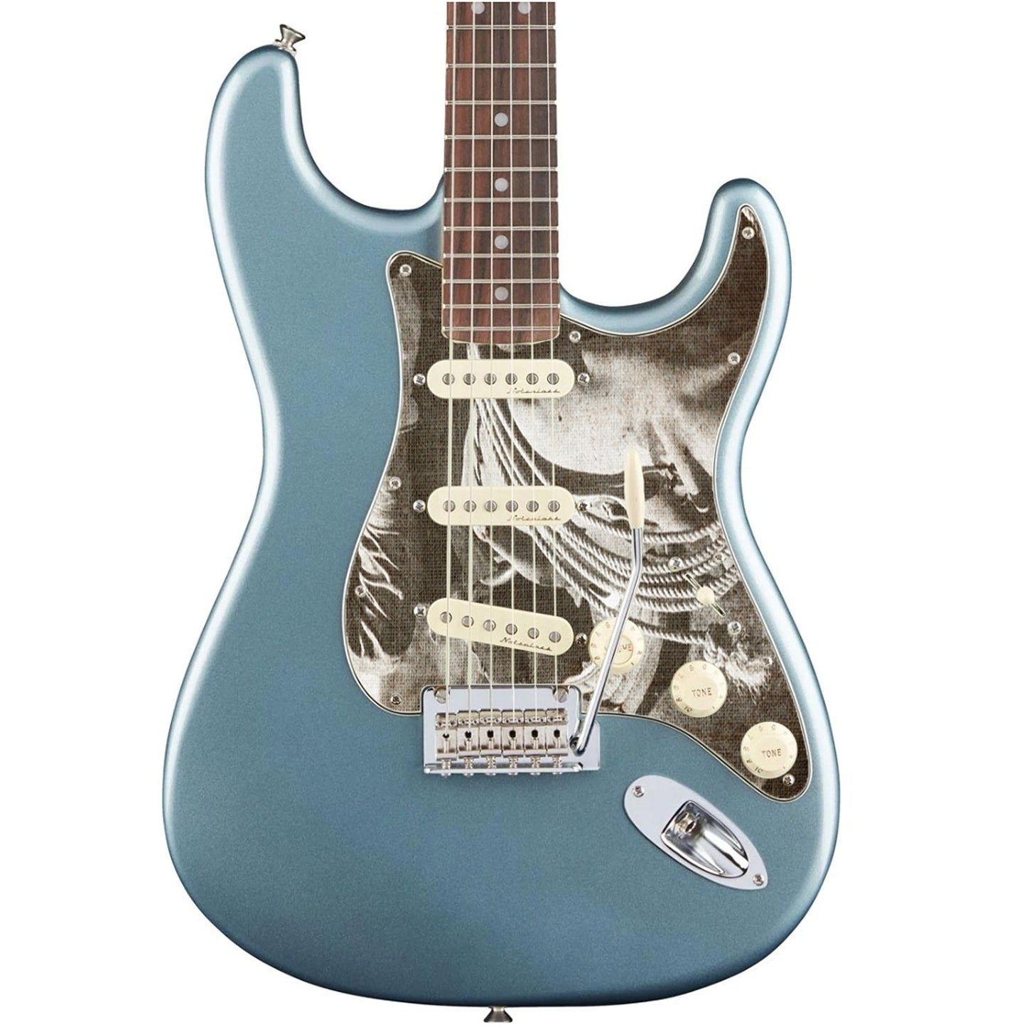 Fender Stratocaster Gitárkoptató - Egyedi Stratocaster pickguard - Textures of Texas