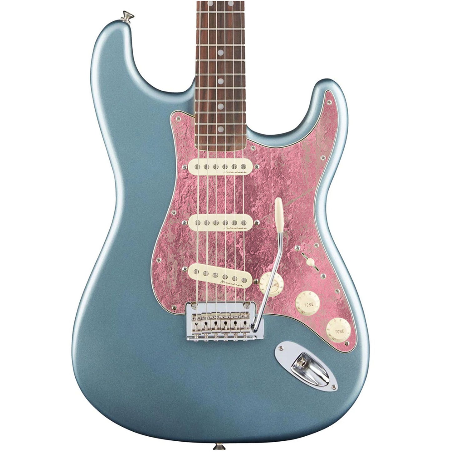 Fender Stratocaster Gitárkoptató - Egyedi Stratocaster pickguard - Strawberry Almonds